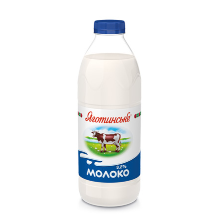 Молоко коровье питьевое пастеризованное 3,2% жира