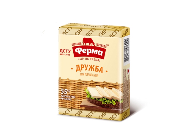Сыр плавленный Дружба 90г /Ферма